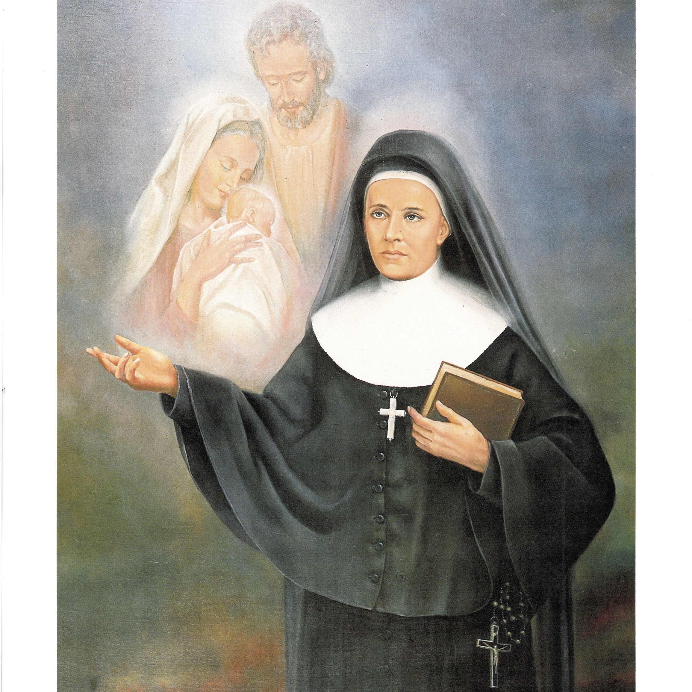 Bł. Franciszka Siedliska z wizją Świętej Rodziny - patronka przedszkola